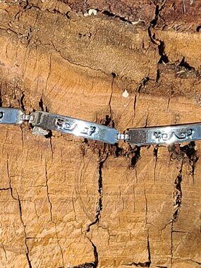 Vintage Sterling Silver 7 1/4" Kokopelli link Bracelet